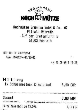 aiam H�ffner Kochm�tze Restaurant
